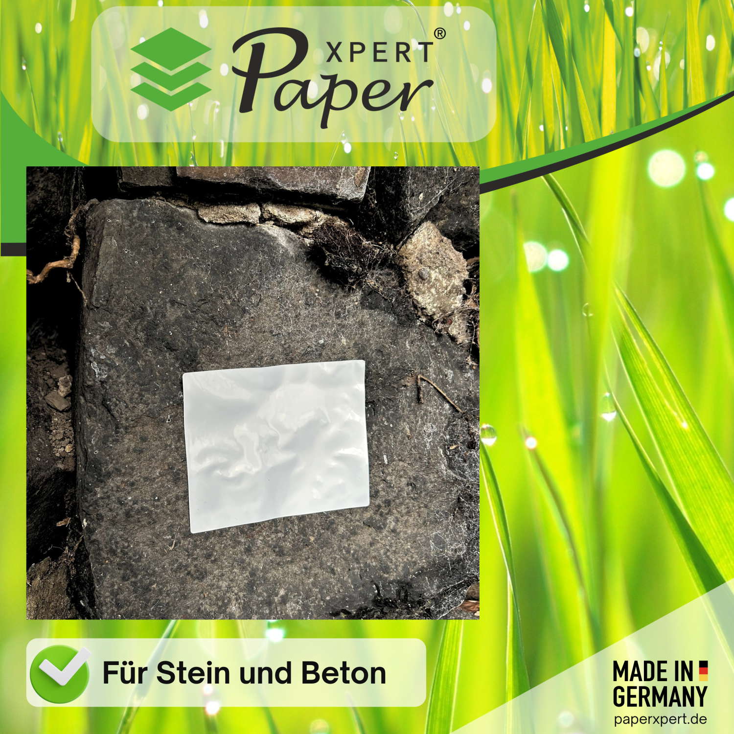 PaperXpert Power Etiketten Endlos 110 x 90 mm | PP weiß glänzend 195 µ | Thermotransfer Industrieetiketten mit Spezialreifenkleber | 2.000 Etiketten | Markenqualität - Made in Germany – Bild 5