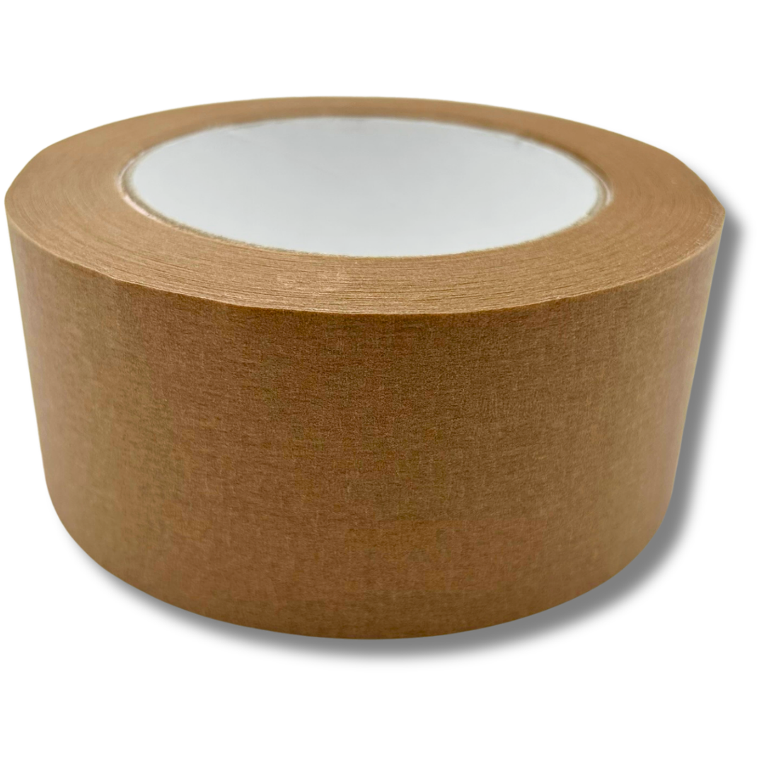 Papierklebeband braun 36 Rollen - 50 m | 50 mm Breite | extra starke Klebekraft | Papierträger mit Naturkautschukkleber – Bild 2