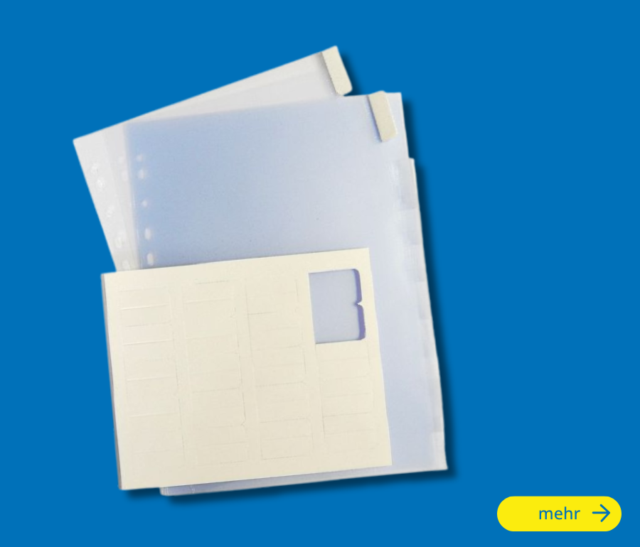 Register aus Polypropylen (PP) bieten eine robuste und langlebige Möglichkeit zur Gliederung von Ordnern, Ringbüchern und Dokumentensammlungen. Das Kunststoffmaterial ist widerstandsfähig und eignet sich besonders für Ablagen, die regelmäßig genutzt werden.

PP-Register unterstützen eine klare Strukturierung von Unterlagen und sind für den täglichen Einsatz in Büro, Verwaltung und Organisation geeignet.